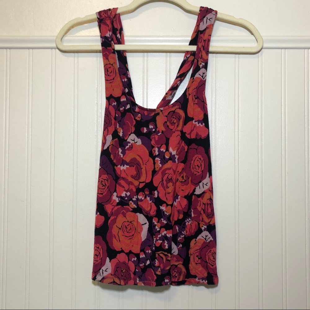 Free People Floral Tank